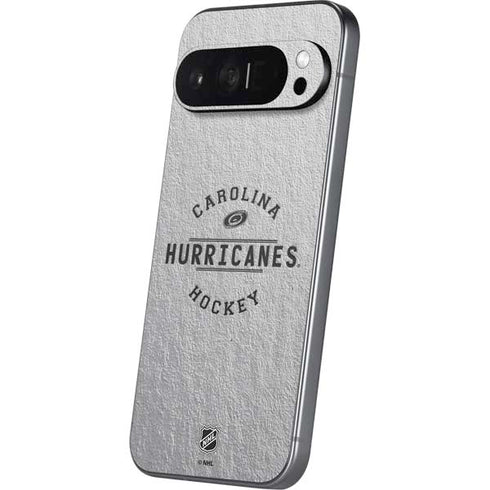 NHL Carolina Hurricanes Black Text Pixel 9 Pro XL Skin